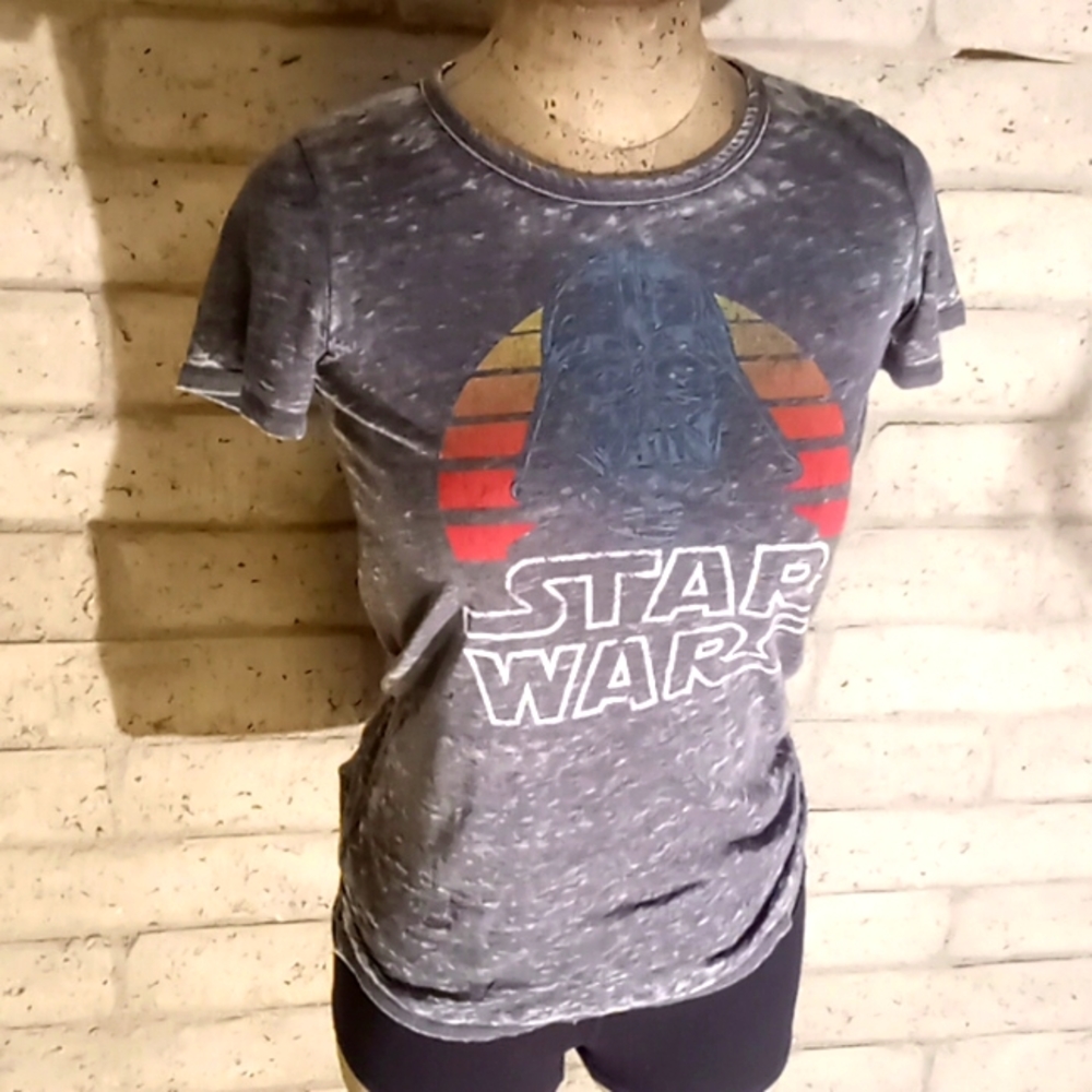 Star Wars grey faded small tshirt 4